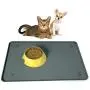Dog Food Mat, Pet Feeding Mat with Strong Suction Cups - Silicone Waterproof Dog Mat (19x12inches) & (24x16inches), Non-Slip Pet Bowl Mat for Protect Floor Dog Food Mat, Pet Feeding Mat with Strong Suction Cups - Silicone Waterproof Dog Mat (19x12inches) & (24x16inches), Non-Slip Pet Bowl Mat for Protect Floor