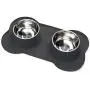 Benephit Dog Bowls Stainless Steel Dog Bowl with No Spill Non-Skid Silicone Mat 53 oz Feeder Bowls Pet Bowl for Dogs Cats and Pets Benephit Dog Bowls Stainless Steel Dog Bowl with No Spill Non-Skid Silicone Mat 53 oz Feeder Bowls Pet Bowl for Dogs Cats and Pets
