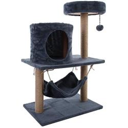 Dibiao Cat Tree House,Pet Cat Tree Scratching Post Tower Climbing Frame Multi-Functional Play House Toy Cat Trees and Towers