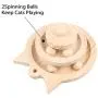 【Update 2021】 Cat Ball Track Cat Toys Safety Material Wooden Natural Play Circle Track with Moving Balls Satisfies Kitty’s Hunting, Cat Toys for Indoor Cats Interactive Pet Supplies (Softwood) 【Update 2021】 Cat Ball Track Cat Toys Safety Material Wooden Natural Play Circle Track with Moving Balls Satisfies Kitty’s Hunting, Cat Toys for Indoor Cats Interactive Pet Supplies (Softwood)