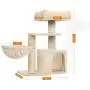 FEANDREA Cat Tree, Small Cat Tower, Condo, Scratching Post FEANDREA Cat Tree, Small Cat Tower, Condo, Scratching Post