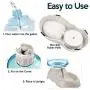 Zone Tech Self-Dispensing Pet Waterer - Premium Quality Durable Self-Dispensing Gravity 3.7 Liters Pet Waterer