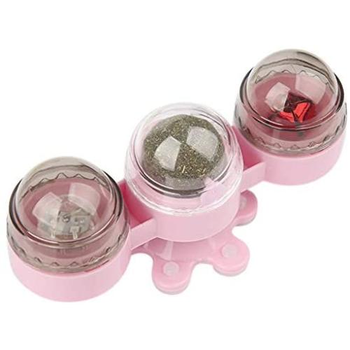 Rotatable Windmill Cat Toy Turntable Teasing Interactive Kitten with Catnip Cat Scratching Tickle Pet Ball Toys Cat Supplies 1PC