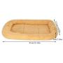 Minnya Pet Pad Machine Washable Pet Beds Ultra Soft Dog Cat Mat Non-Skid Pet Bed Liner Super Plush Cat Dog Beds