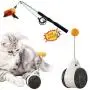 LZJDS Balance Car Design Tumbler Cat Toy Teaser Toys for Indoor Kitten Cats Ball Kitten Reat Puzzle Balanced Chasing Interactive Swing Chaser Turntable Pet Toy Pet Supplies,White,1 LZJDS Balance Car Design Tumbler Cat Toy Teaser Toys for Indoor Kitten Cats Ball Kitten Reat Puzzle Balanced Chasing Interactive Swing Chaser Turntable Pet Toy Pet Supplies,White,1