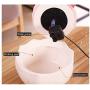 THMY Pet Fountain,Cat and Dog Water Dispenser,360° Multi-Directional Streams,Large Capacity,Extremely Quiet，Ceramic Automatic pet Water Dispenser (Pink Carp)