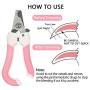 Hellomamma Dog Nail Clippers Cat Claw Trimmer Pet Toenail Cutter Blade Razor Grooming Tool with Nail File for Rabbit Bird Pigs Ferret