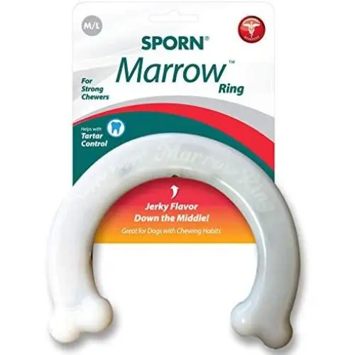 SPORN Dog Dental Toy, Marrow Chew, Ring, Large