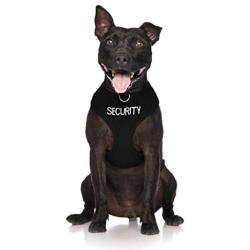 Dexil Limited Security Black Color Coded Non-Pull Front and Back D Ring Padded and Waterproof Vest Dog Harness Prevents Accidents by Warning Others of Your Dog in Advance