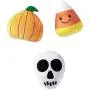 Fringe Studio Mini Dog Toy Set, Scary Cute, Set of 3 (289454), Multi-Colored