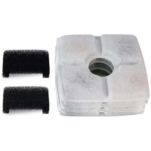 Vekonn Elliptical Cat Water Fountain Filter, 6 Filters Pack for Stainless Steel Top Elliptical Pet Fountain, 4 Carbon Filters and 2 Sponge Filters Vekonn Elliptical Cat Water Fountain Filter, 6 Filters Pack for Stainless Steel Top Elliptical Pet Fountain, 4 Carbon Filters and 2 Sponge Filters