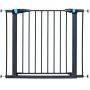 MidWest Homes for Pets Walk-Thru Steel Pet Gate w/ ''Safety Glow'' Frame; 29'' & 39'' Tall Pet Gates in Soft White & Textured Graphite