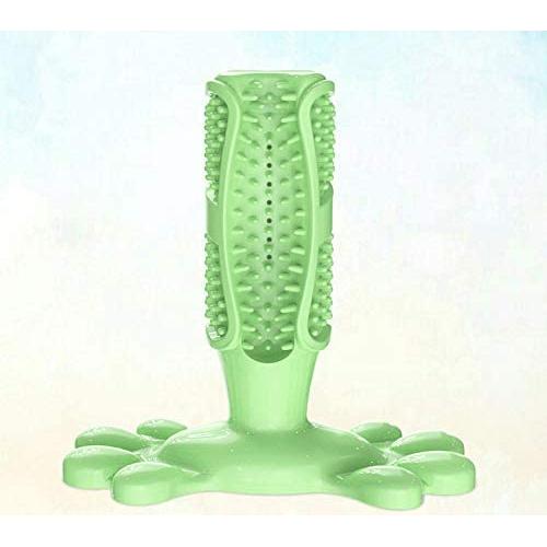 Slimology Dog Toothbrush Stick Safe Non Toxic Dog Pet Chew Toy, Dental Care Dog Chew Natural Rubber Bite Resistant Dog Tooth Brush, Long Lasting Puppy Chew Toys for Dogs Pet Oral Care