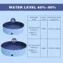 Breeze Touch Foldable Dog Pool – Portable Collapsible Swimming Pools for Medium & Large Dogs Pet, Kids & Adults – Leakproof Durable Folding Plastic Bath Pool Breeze Touch Foldable Dog Pool – Portable Collapsible Swimming Pools for Medium & Large Dogs Pet, Kids & Adults – Leakproof Durable Folding Plastic Bath Pool