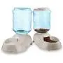 Zone Tech Automatic Self-Dispensing Pet Feeder and Water Dispenser - Premium Quality Durable Self-Dispensing Pet, Dog, Cat Gravity 1 Gallon Feeder and 3.7 Liters Pet Waterer Zone Tech Automatic Self-Dispensing Pet Feeder and Water Dispenser - Premium Quality Durable Self-Dispensing Pet, Dog, Cat Gravity 1 Gallon Feeder and 3.7 Liters Pet Waterer