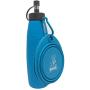 Mr. Peanuts Pet Feeder 2 in 1 Travel Set with 12oz Dual Sided Collapsible Bowl and 20oz Water Bottle