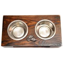 Irish Wolfhound, a Dogs Bowl with a Relief from ArtDog