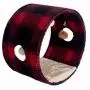 Armarkat Model B1601 Cat Hideaway Tunnel, Scotch Plaid, Black/red, 16''''(l) x 10''''(w) x 16''''(h) Armarkat Model B1601 Cat Hideaway Tunnel, Scotch Plaid, Black/red, 16''''(l) x 10''''(w) x 16''''(h)
