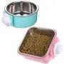 Hamiledyi Cat Crate Bowl Stainless Steel Water Food Feeder Dish 2 PCS Removable Dog Cage Hanging Bowl with Bolt Holder for Kitten Puppy Bird Rabbit Hamiledyi Cat Crate Bowl Stainless Steel Water Food Feeder Dish 2 PCS Removable Dog Cage Hanging Bowl with Bolt Holder for Kitten Puppy Bird Rabbit