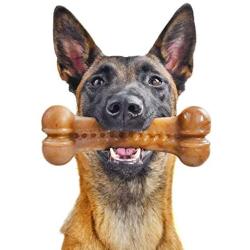 Pet Qwerks Alien BarkBone - for Aggressive Chewers, Made in USA