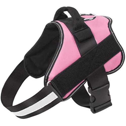 Bolux Dog Harness, No-Pull Reflective Breathable Adjustable Pet Vest with Handle for Outdoor Walking - No More Pulling, Tugging or Choking Bolux Dog Harness, No-Pull Reflective Breathable Adjustable Pet Vest with Handle for Outdoor Walking - No More Pulling, Tugging or Choking
