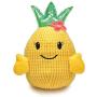 Zanies Hawaiian Breeze Pineapple Dog Toy Lot of 2
