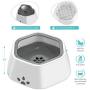 HETH Dog Water Bowl for Pet Drinking and Eating, No Spill Slow Feeder Preventing Chocking Water and Food Bowl