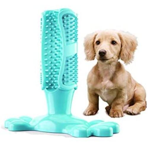 meihao Pet Dog Toys Toothbrush Toothbrush Dog Decompression Elastic Rubber Molar bite Resistant pet Toys
