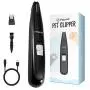 Petural Small Dog Clippers with LED Lighting Low Noise, 2-Speed Dog Paw Clippers,Rechargeable Electric Dog Paw Trimmer, Paw Trimmer for Grooming Small Dogs and Cats Around Paws, Eyes, Ears, Face, Rump