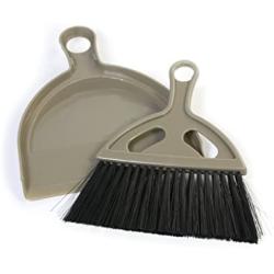 Pet Champion PCDPPP416 Cat Litter Mini Brush and Dust Pan, Small, Tan
