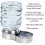 Waterer Stainless Steel Pet Dog Cat Water Fountain Bowl