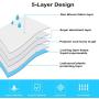 KITTYWOO Dog Pee Pad Ultra Absorbent Puppy Training Pad with Quick-Dry Surface Leak-Proof 5 Layer Potty Training Pee Pads