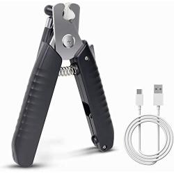 Dog Nail Clippers with Ultra Bright LED Light and Nail Grinder, Valentine’s Day Cats Dogs to Claw Trimming