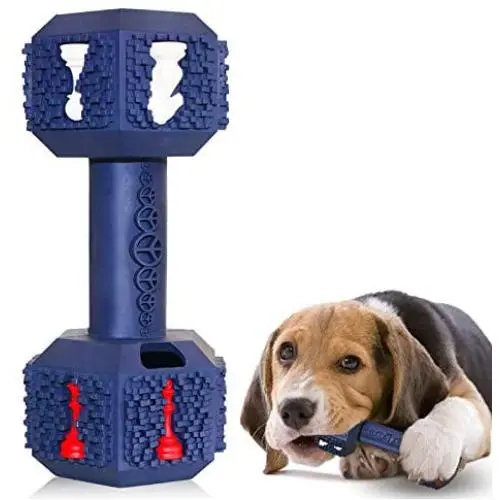 Jomilly Dog Chew Toys for Aggressive Chewers Indestructible Dog Toys Tough Natural Rubber Dumbbell Toy for Small Medium Large Dogs Jomilly Dog Chew Toys for Aggressive Chewers Indestructible Dog Toys Tough Natural Rubber Dumbbell Toy for Small Medium Large Dogs