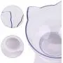 Legendog Double Cat Bowls, Anti Skid 15°Tilted Cat Dishes Neck Protective Cat Food Water Bowls, Cat Bowls with Stand, Cat Feeder Pet Feeding Bowls with Food Scoop for Cats and Small Dogs
