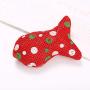ocijf179 Pet Toy 3Pcs Christmas Series Funny Interactive Simulated Fish Cat Toys Pet Supplies - Random Color 3pcs