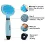 DELE Dog Massage Brush, Curry Comb for Dogs, Pet Bath Brush with Memory Gel Shedding Tools for Short to Long Smooth Hair