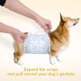 Dono Disposable Male Wraps Dog Diapers Super Absorbent Soft Male Dog Wraps 14pcs, Excitable Urination, or Incontinence Including 4 Sizes, Extra Small, Small, Medium, Large, Pet Diapers Dogs Cats