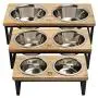 Brave Bark Wood & Metal Feeder - Premium Mango Wood Feeder with Metal Stand, 2 Stainless Steel Bowls for Food or Water Included, Perfect for Dogs, Cats & Pets of Any Size, Great for Home or Office (M) Brave Bark Wood & Metal Feeder - Premium Mango Wood Feeder with Metal Stand, 2 Stainless Steel Bowls for Food or Water Included, Perfect for Dogs, Cats & Pets of Any Size, Great for Home or Office (M)