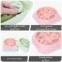 QUMENEY Dog Slow Feeder, Non-Slip Puzzle Pet Slower Food Feeding Dishes, Durable Preventing Choking Fun Dog Bowl for Small and Medium Sized Dogs