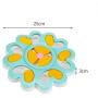 Dongdexiu Pet Supplies SM005 Dog Toys Flower Design Anti-Choke Dog Bowl Feed Training Food Bowl(Pink) Pet Toys