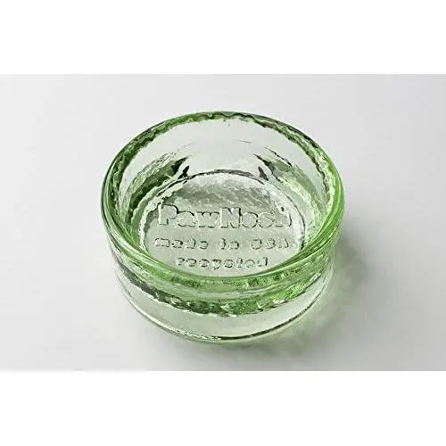 PawNosh Cubby Mini (Smaller) Bowl in Celery - 100% Recycled Glass Pet Food and Water Bowl PawNosh Cubby Mini (Smaller) Bowl in Celery - 100% Recycled Glass Pet Food and Water Bowl