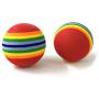 POPETPOP 12pcs Interactive Dog Toys Rainball Dog Balls Puppy Toys 3.5cm Tennis Balls Pet Supplies - Small