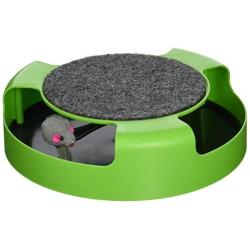 Kole KI-OC992 Cat Scratch Pad Spinning Toy with Mouse, One Size