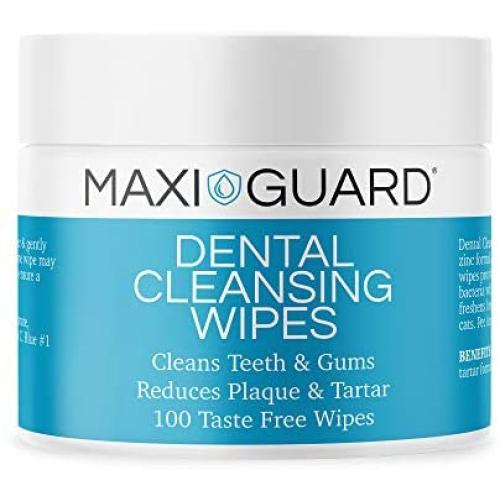 MAXIGUARD Dental Cleansing Wipes for Animals