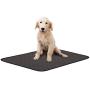 Lokyee Washable Dog Training Pads Reusable Puppy Pee Pad Fast Absorb Mat with Waterproof Non-Slip Bottom for Dogs Indoor Outdoor Car Travel(Grey M)