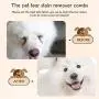 6 Pieces Tear Stain Remover Comb Double-Sided Dog Eye Comb Brush Double Head Grooming Comb Multipurpose Tool for Small Pet Cat Dogs Removing Crust and Mucus 6 Pieces Tear Stain Remover Comb Double-Sided Dog Eye Comb Brush Double Head Grooming Comb Multipurpose Tool for Small Pet Cat Dogs Removing Crust and Mucus