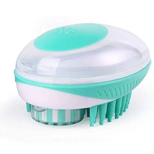 2 in 1 Pet Brush Bath Massage Brush,Shampoo Dispenser for Pet Grooming Deshedding Soft Silicone Bristles Perfect for Washing,Shampooing, Massaging Long,Short Hair,Remove Loose Fur (Green) 2 in 1 Pet Brush Bath Massage Brush,Shampoo Dispenser for Pet Grooming Deshedding Soft Silicone Bristles Perfect for Washing,Shampooing, Massaging Long,Short Hair,Remove Loose Fur (Green)