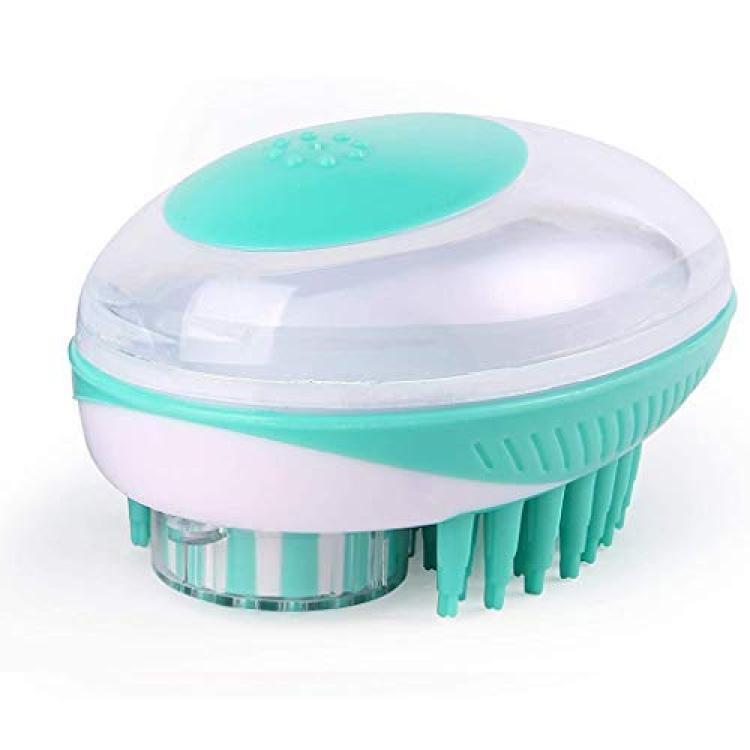 Dog Bath Brush,Rubber Dog Shampoo Grooming Brush, Silicone Shower Wash  Curry Brush, Pet Scrubber for Short Long Haired Dogs Cats Massage Comb,  Soft