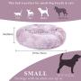 Vivaglory Super Cozy & Warm Donut Pet Bed+Dog Bowls